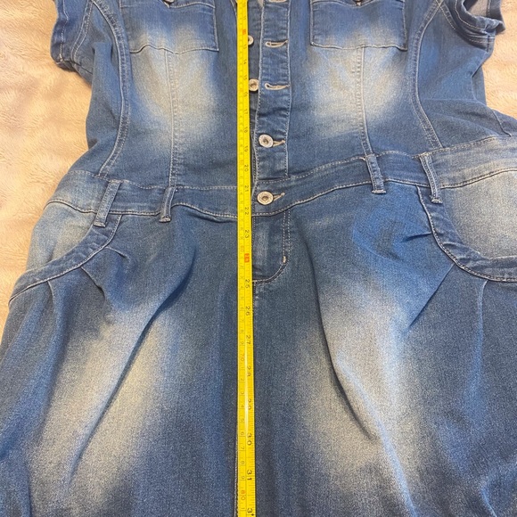 Distressed denim Dress - Picture 9 of 10